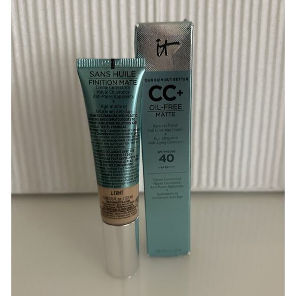 NEW IT Cosmetics Your Skin but Better CC+ SPF40 Matte Cream 1.08oz, Light, $47 - Picture 2 of 13